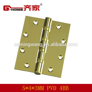 swinging door hinge 5x4x3 PVD door hinges