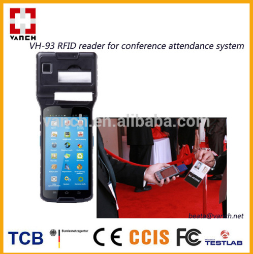 Vanch rfid reader android WIFI with printer for E-ticket system