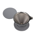 2 in 1 silicone&stainless steel coffee dripper