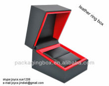 Leather ring box gift box packaging design