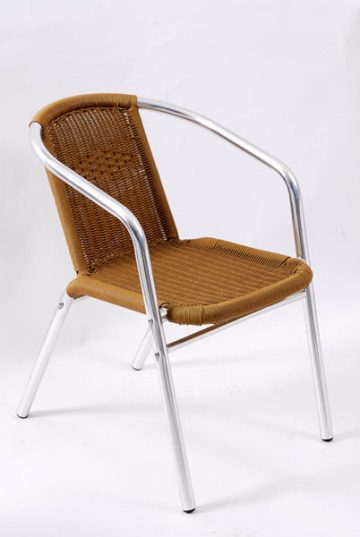 Aluminum rattan chair