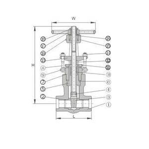 Forged Steel Pressure-Seal Gate Valve