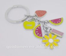 watermelon keychain keyring ,strawberry keychain keyring,fruit shape keychain