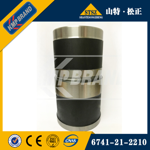 KMP Brand Cylinder Liner 6741-21-2210 untuk Komatsu PC350LL-7E0