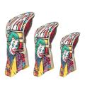 Neues Golf -Headcover -Set mit Clownmuster