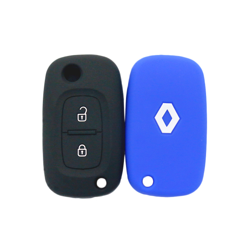 Waterproof silicone rubber key cover for Renault car