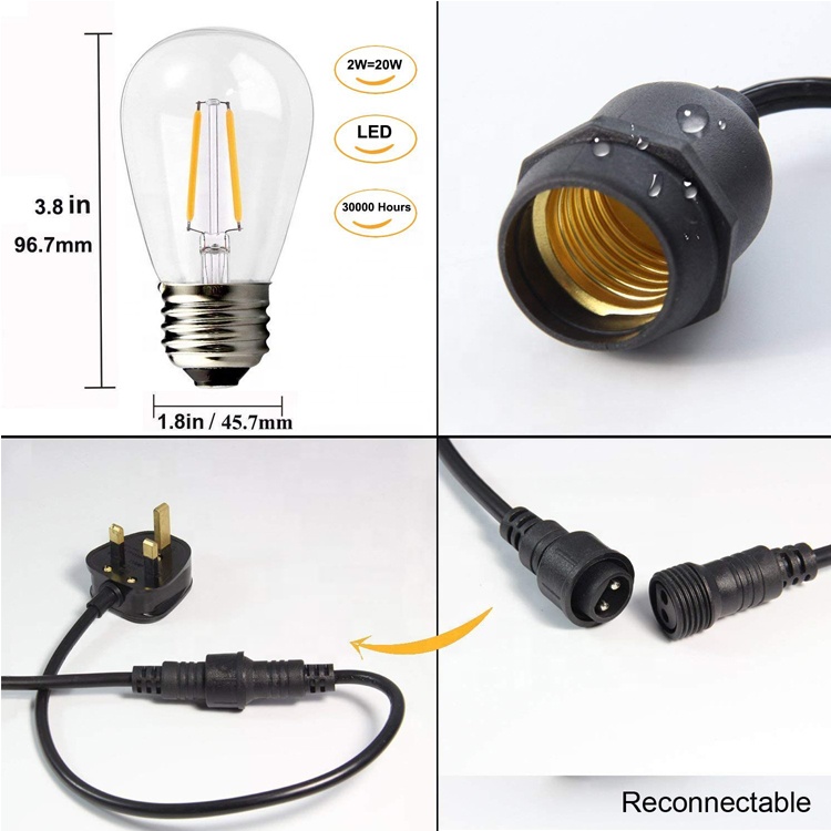 led lamp string light for garden /yard