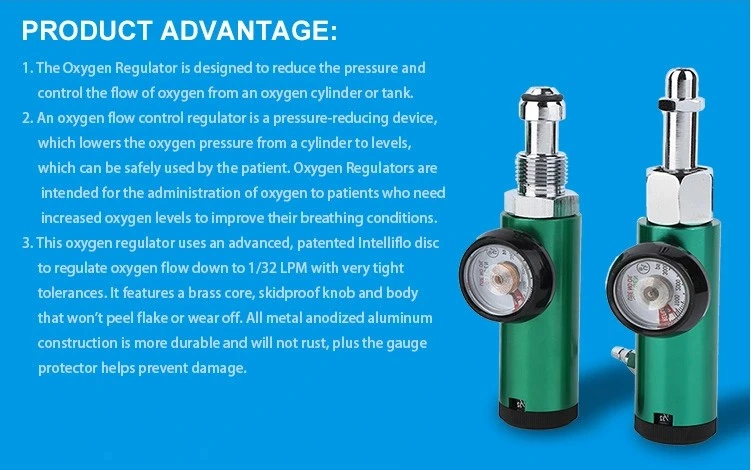 Sauerstoffregler im amerikanischen Stil 0-15lpm