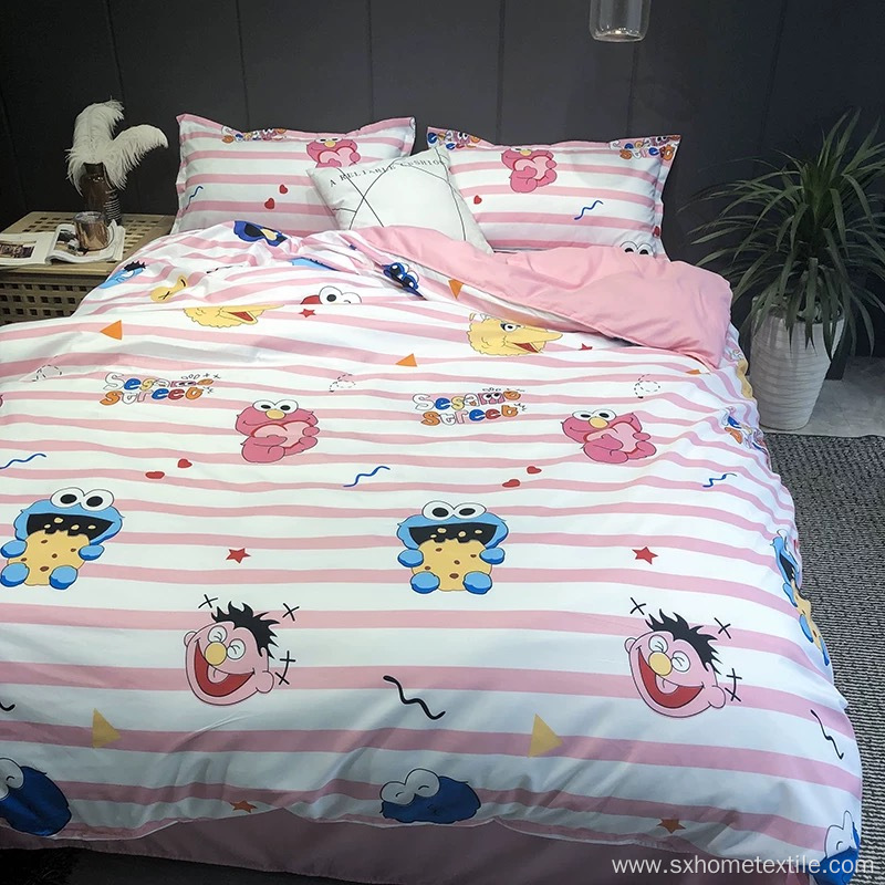 bedding set with cute design