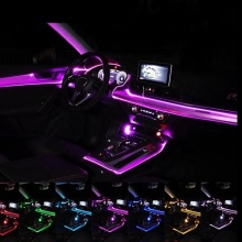 5m USB El Car Light Ambience Lamp LED RGB Neon Interior Cold Light Strip