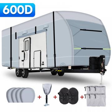 Reistrailer Cover RV Cover 600D Oxford Doek