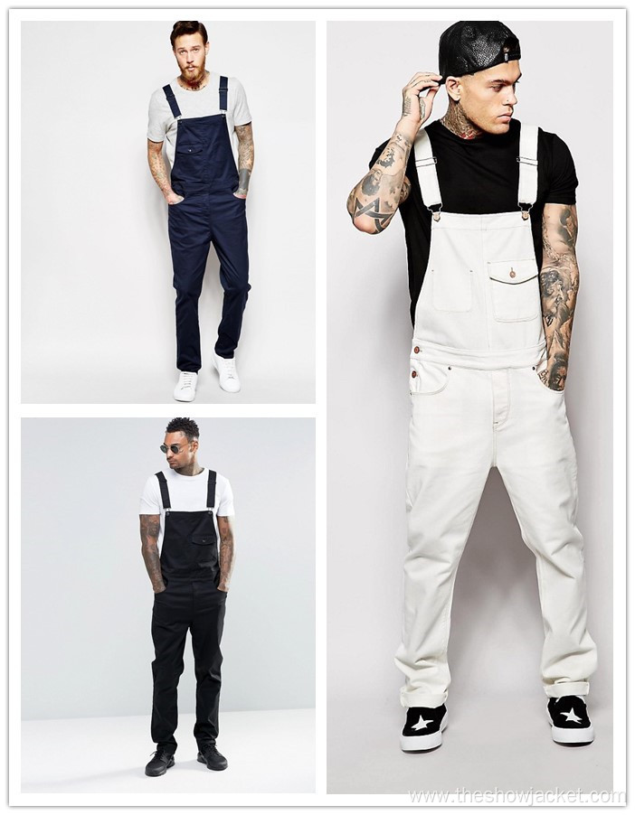 OEM Wholesale Men's Jeans Overall with Logo