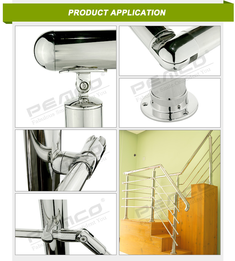 Foshan 2019 hot sale decorative stainless steel stair railing end cap