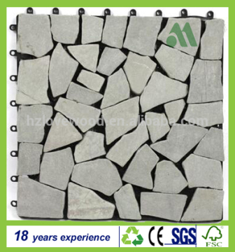 LW-ST-05 DIY Stone Tiles, Interlocking Stone Tiles, Square Stone Tiles