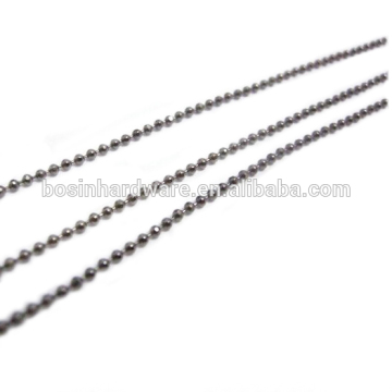 Papular High Quality Metal Faceted Ball Chain Gunmetal