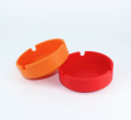 Cendrier en silicone rond en silicone avec logo promotionnel