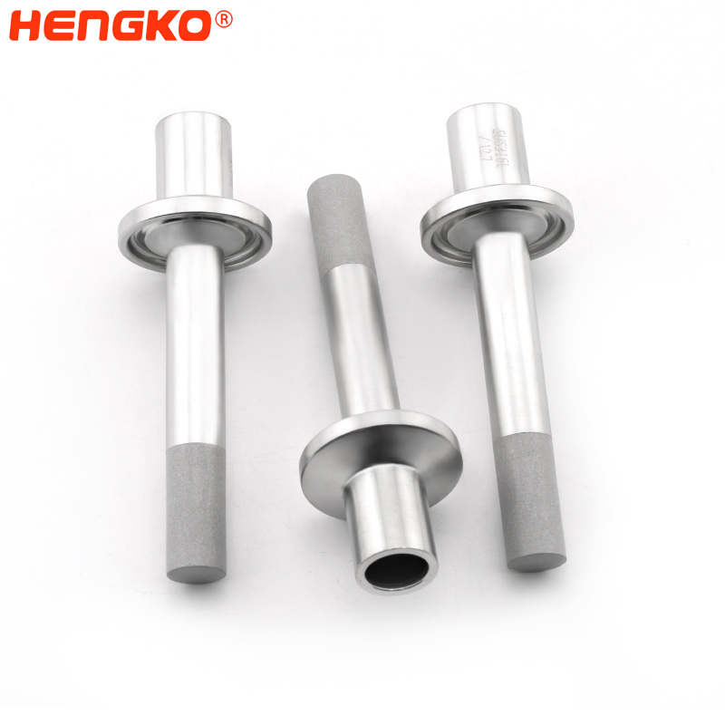 HENGKO 0.5  2  Micron  316 L stainless steel  fast carbonate oxygenation air carbonation diffuser stone for beer brewing