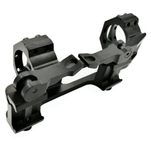 Foreseen Tactical 30mm Cantilever Scope Mounts - Black, 6.8cm Rings Spacing, 4.9cm Height
