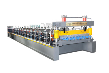 Corrugated iron roofing sheet roll forming machine