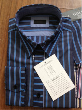 Classic stripes shirt for man/long sleeve man shirts