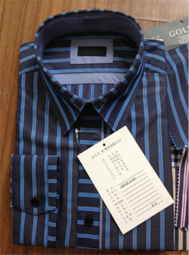 Classic stripes shirt for man/long sleeve man shirts