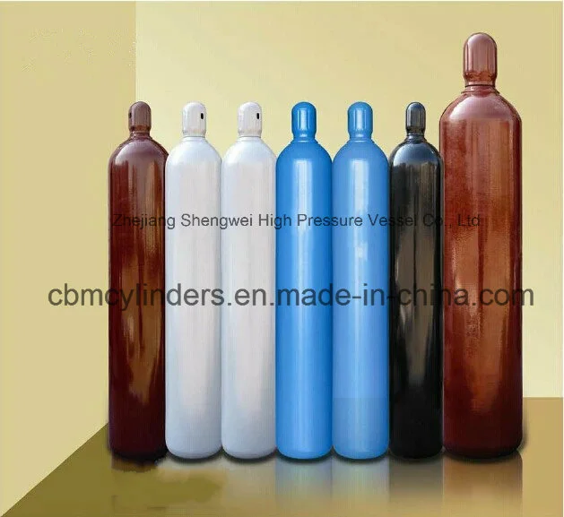 Oxygen Helium Argon Nitrogen Hydrogen Air Gas Packaging Cylinder Bottles