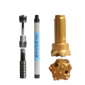 Low pressure drilling button bits for DTH impactor