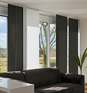 Electronic Panel Blind for Sliding Glass Doors