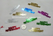 Wedding Table Scatters Foil Confetti Happy Retirement