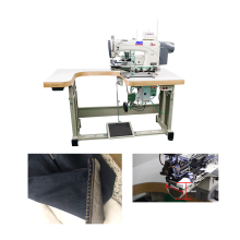 Techsew Máquina de coser con brazo cilíndrico Dobladillo Pantalones Vaqueros