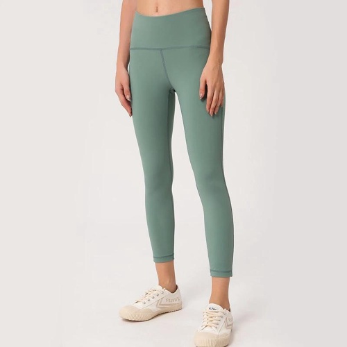 Legging met hoge taille, naaktgevoel