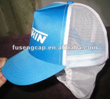 Facotry women worker cap with half mesh