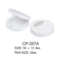 Plastic Round Cosmetic Compact Case