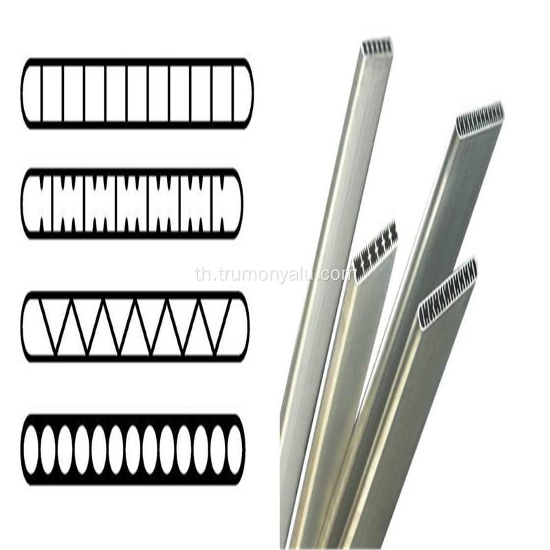 16x3mm Aluminium Flat mirco channel tube