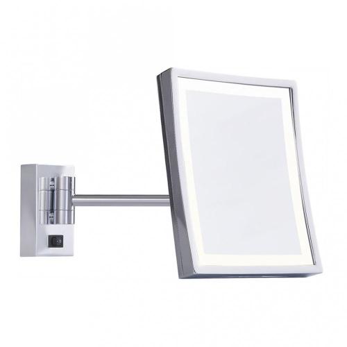 Single arm 3x magnifying mirror with lights