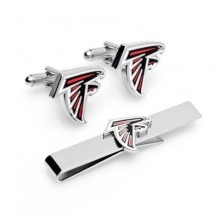 Atlanta Falcons Cufflinks and Tie Bar Gift Set[Cl-026]