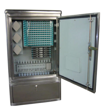 outdoor fiber optic cross connect cabinet