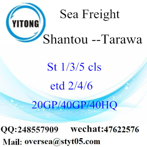 Shantou Port Sea Freight Verzending naar Tarawa