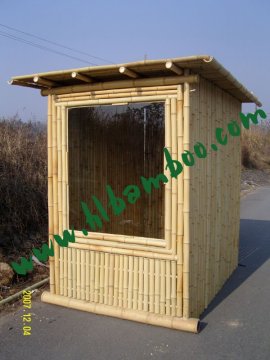 Natural bamboo gazebo