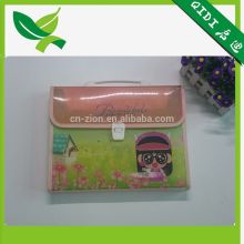 Cartoon Cute Expanding Plastic File Bag