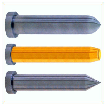 Mould parts precision straight pilot punches - fixed in stripper plate