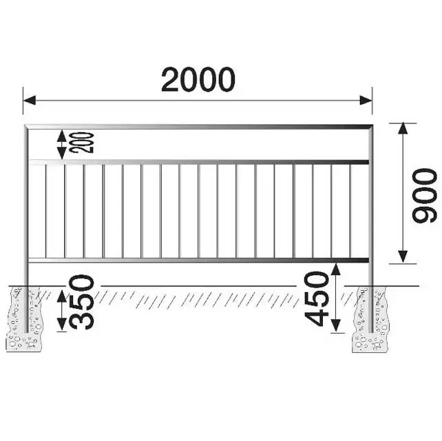 Roadside Pedestrian Safety Guardrails