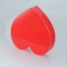 Customized Promotional Plastic Heart Shape Led Light For Vase, Star Base For Vase, Vase Sticker Light