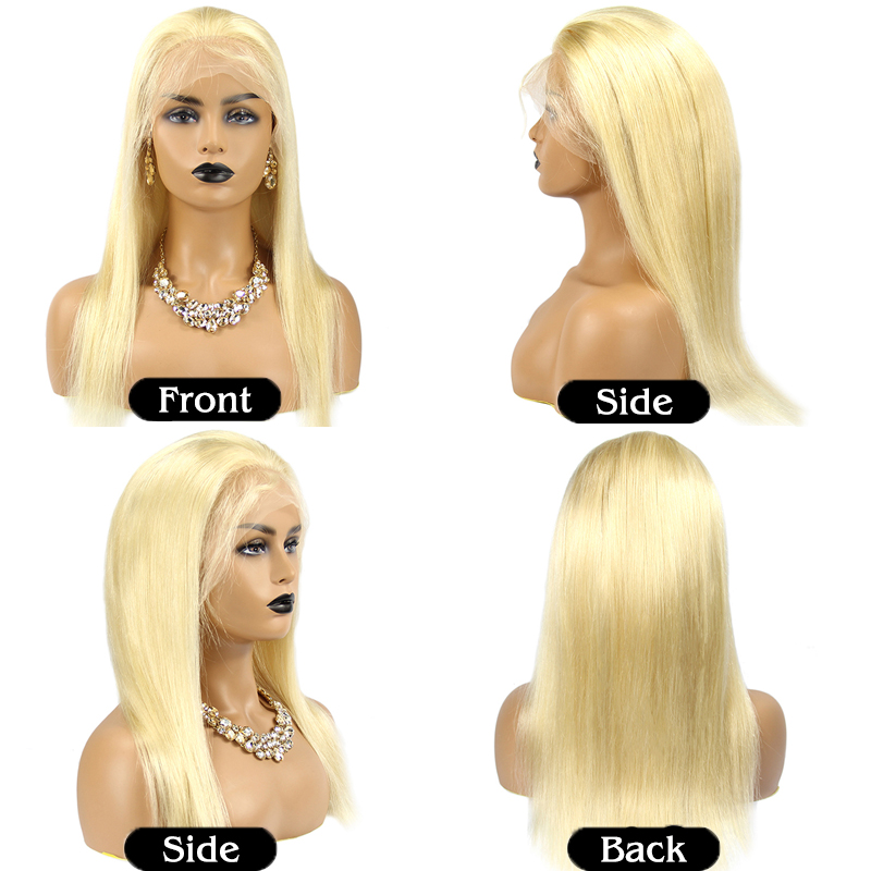 Xuchang supply wholesale prices make your own lace front raw virgin human hair wigs blonde