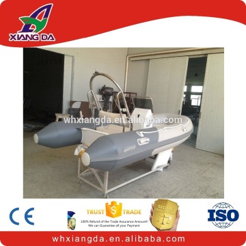 Small rib boat rigid fiberglass dinghy