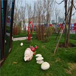 Simulation Fiberglass outdoor decoration sculpture--Shell sculpture