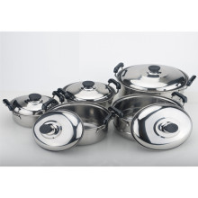 5-Piece Multiclad Stainless Steel Cookware Set
