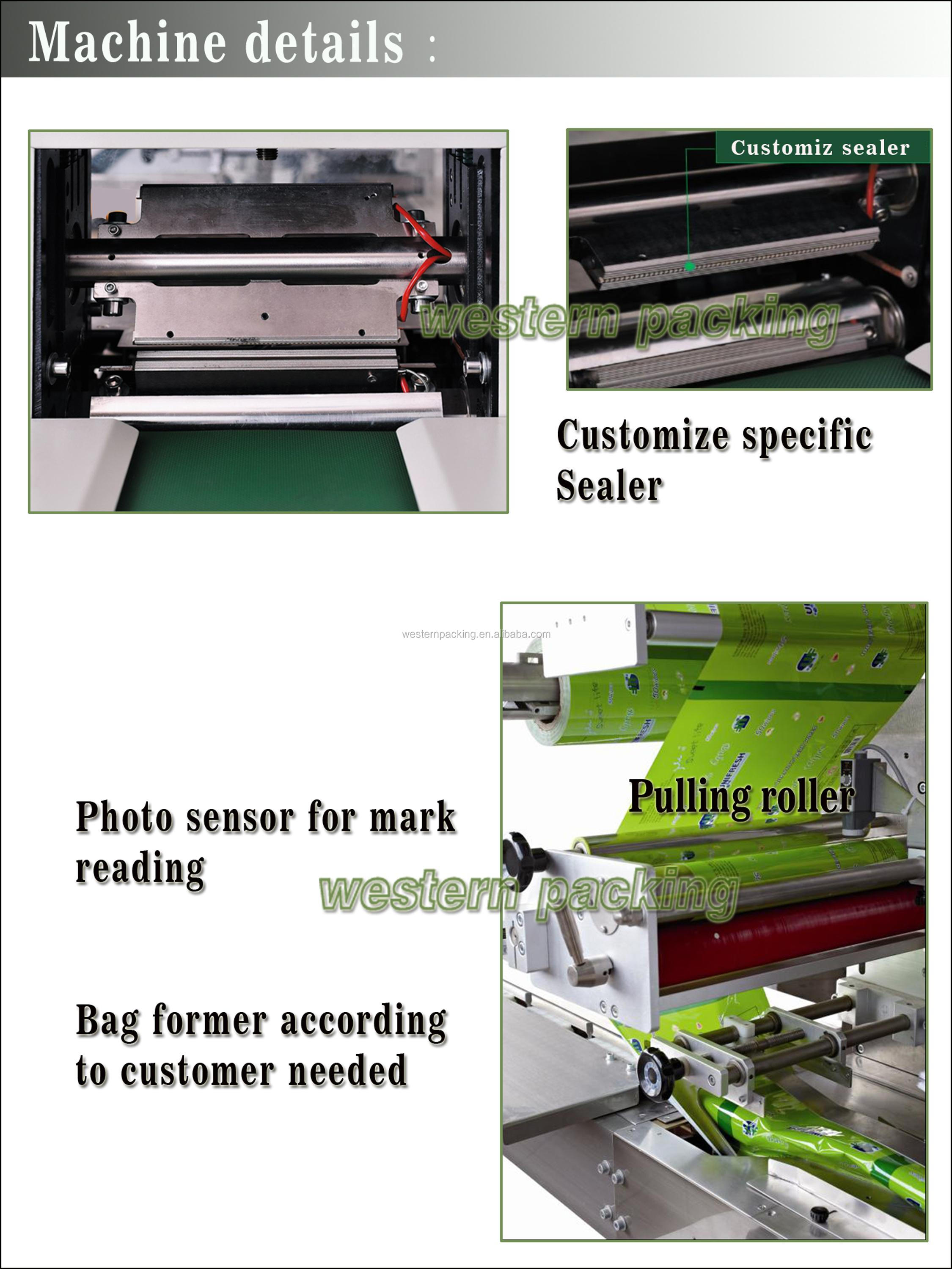 Wrapper Flow Pack Machine Horizontal Packaging Machine Automatic Packing Machine