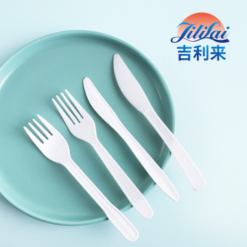 Eco-Friendly Cutlery with Knife and Fork Design