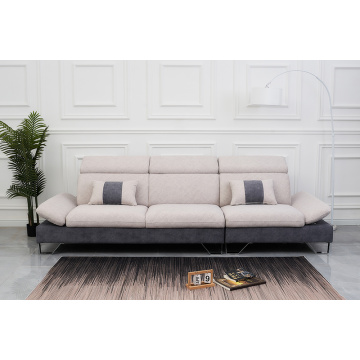 Comfortable 3 Seats Modern Fabric Sofa